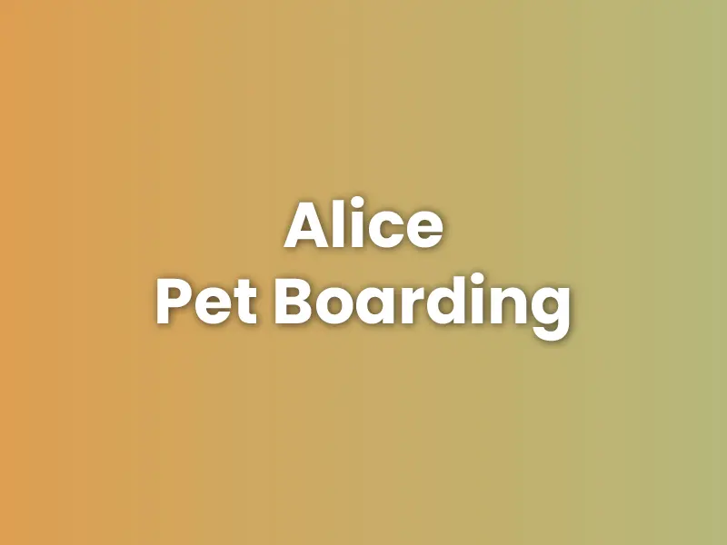 Alice Pet Boarding